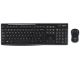 KIT wireless LOGITECH, tastatura wireless multimedia + mouse wireless 3 butoane, black, "MK270" 45501442 "920-004508"
